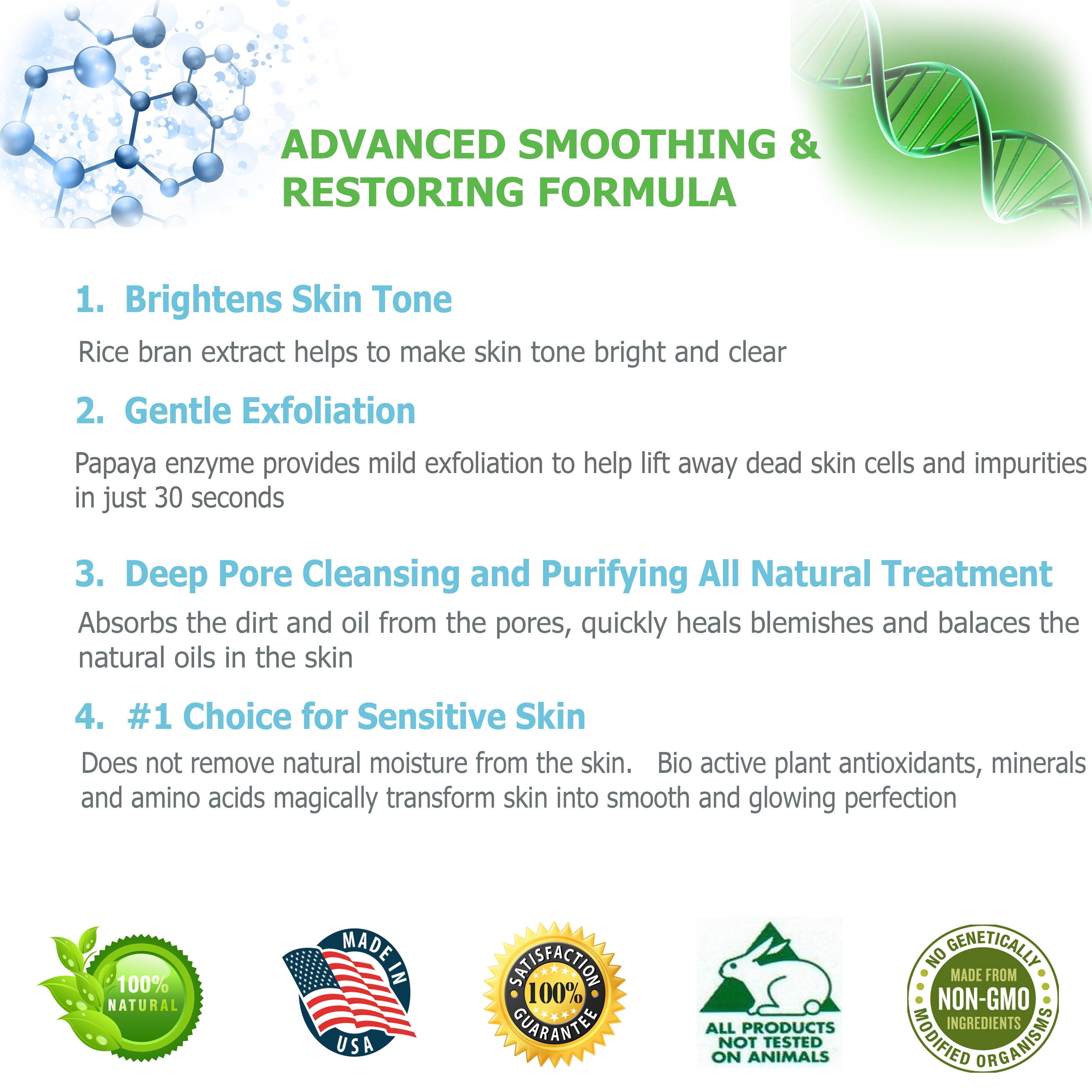Rice and Papaya Enzyme Powder - Unscented