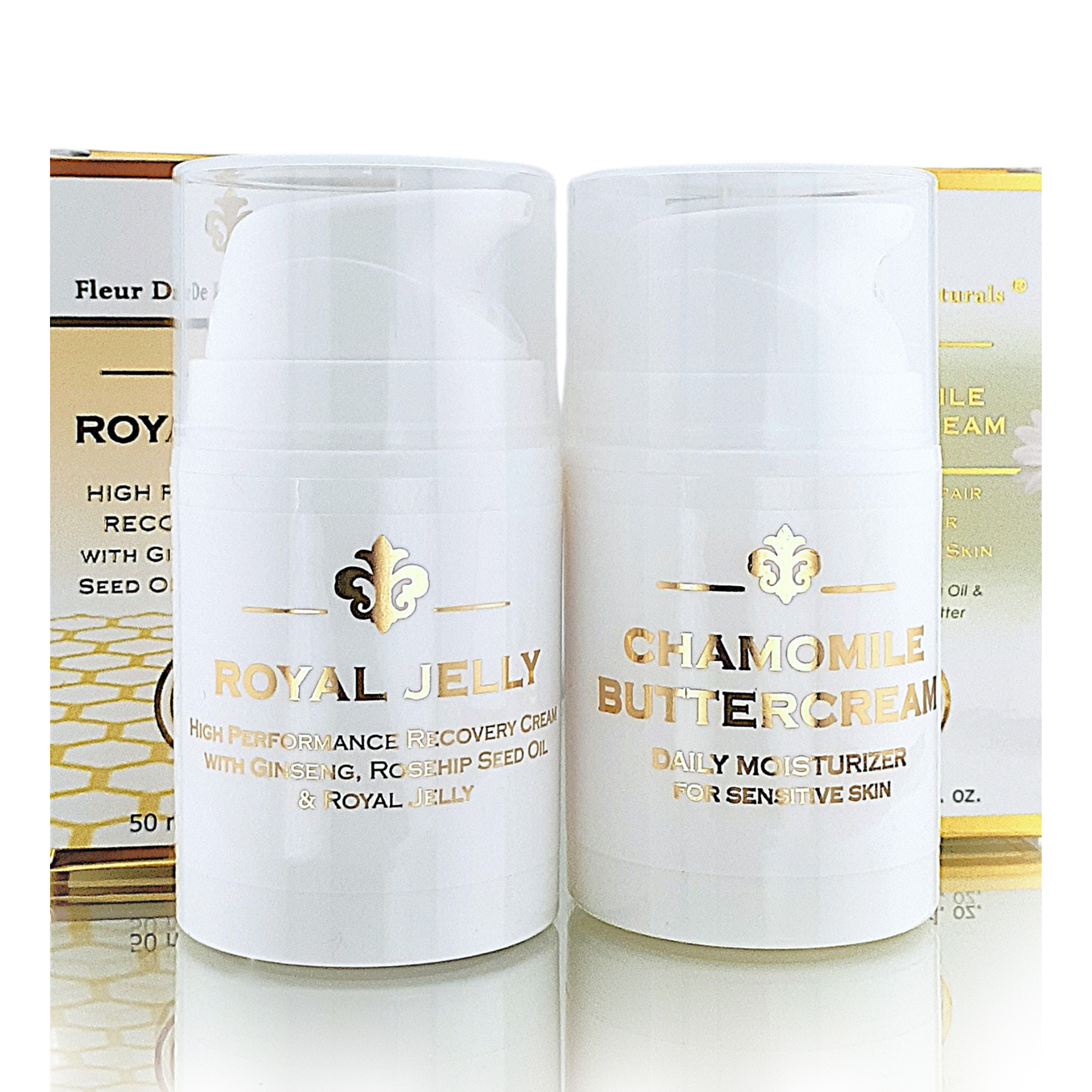 Royal Jelly Cream & Chamomile Buttercream - Bundle