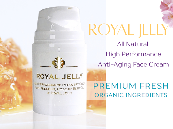 Royal Jelly - All Natural High Performance Anti-Aging Face Moisturizer