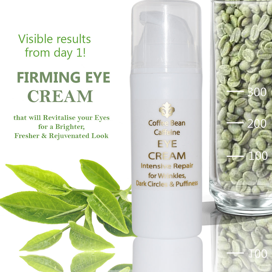 Coffee Bean Caffeine Anti Aging Eye Cream for Dark Circles, Eye Bags, Fine Lines